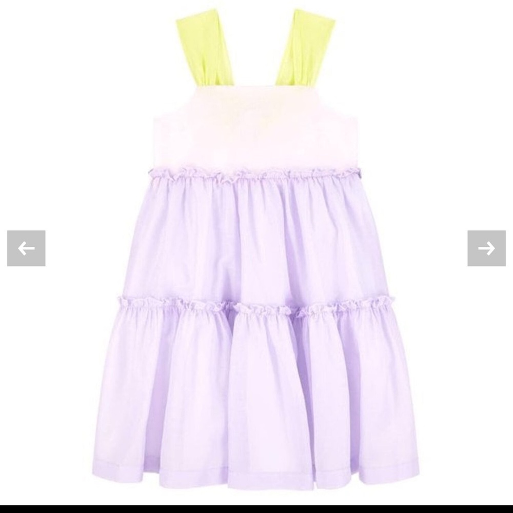 COPY - Il Gufo Purple and Pink Sundress with Spaghetti Straps